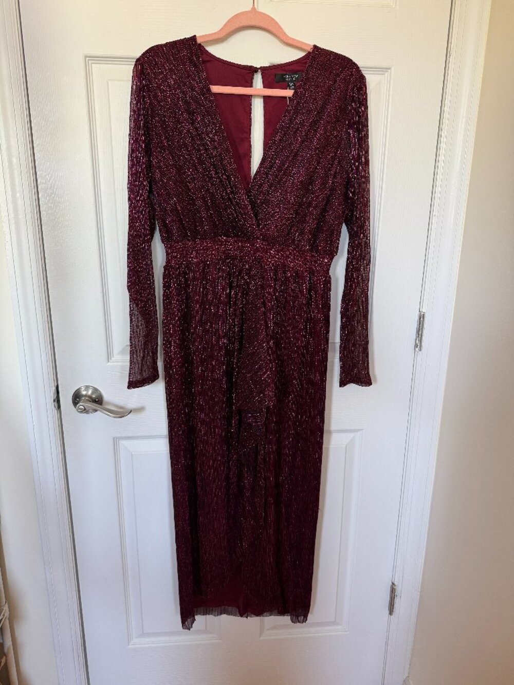 NWT Ever New Melbourne Izzy Plisse Dress Size 10